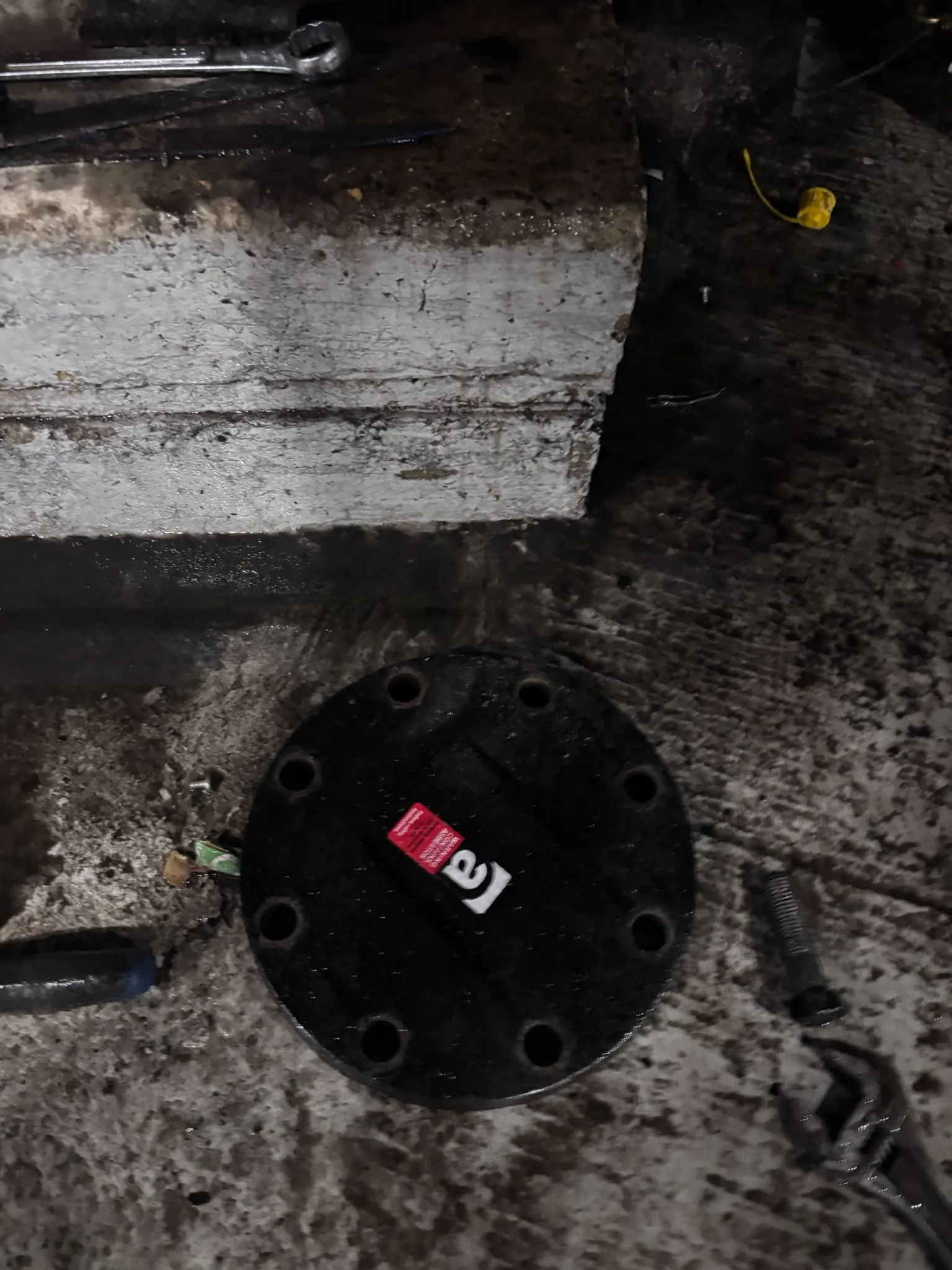 Artex scraping from a concrete ceiling during Clerkenwell refurbishment